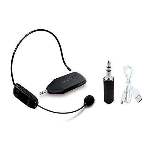 Wireless Microphone Mic Adapter for Speaker Voice Amplifier PA