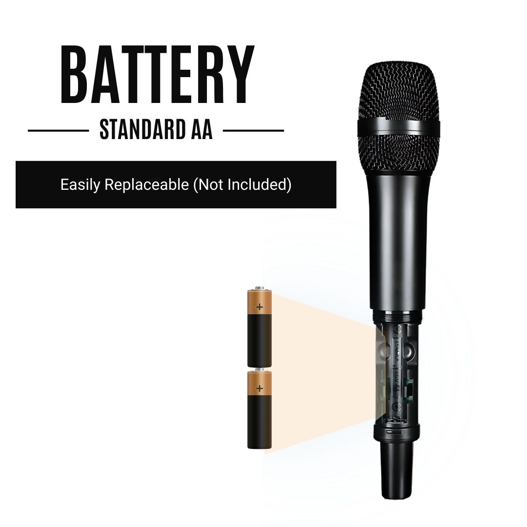 UHF Wireless Microphone with Bluetooth Receiver - U3 Mic