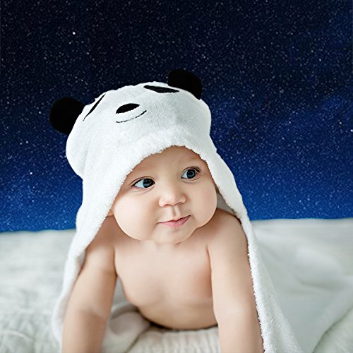 Baby hooded bath towel upsimples organic bamboo baby deals towel